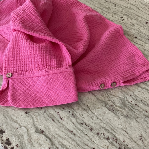 Foxcroft Raspberry Pink Tunic Top 16W - Picture 7 of 7